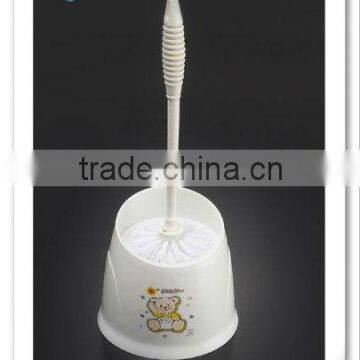 Nice Printing Plastic Toilet Brush With Holder