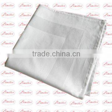 Cotton or cotton blended jacquard satin band table napkin, wedding banquet table napkin