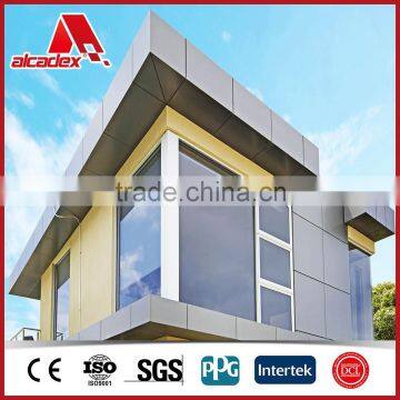 outside wall PVDF coating fireproof aluminum composite panel