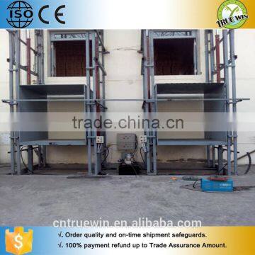 Hydraulic Raising Platform Building Construction Materials Lift / Guide Rail Lift photo-4