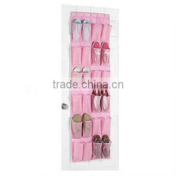 24-pocket hot selling fabric folding hanging organizer with pocket