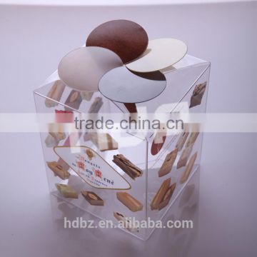 hot-selling recyclable clear pvc gift boxes wholesale