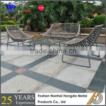 outdoor furniture Rattan Effect Recliner Sofa Corner