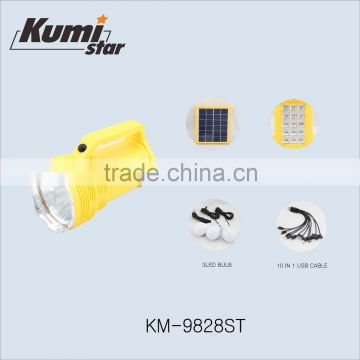 small solar power system with led lamp for home KM-9828ST