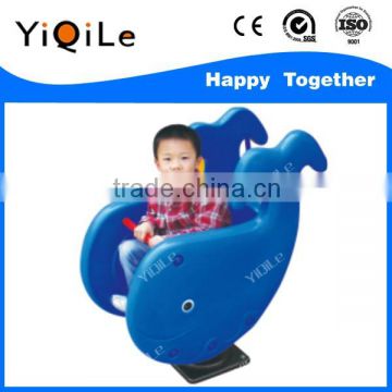 Cute whale design rocking horse