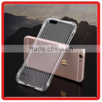 Wholesaler Factory price Shockproof Gasbag Soft TPU Cover airbag Anti-Fall cell phone Anti-knock case for iPhone 5 5s 6 6s plus