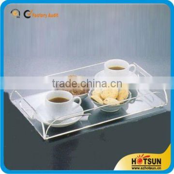 high-quality acrylic coffee cup tray