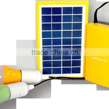 Solar lighting systems with LED Bulbs