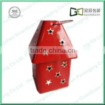 High Quality Special House Shape Metal Candy Boxes For Sale