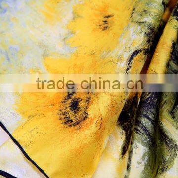 Fashion No MOQ Digital Printing Silk Twill Fabric