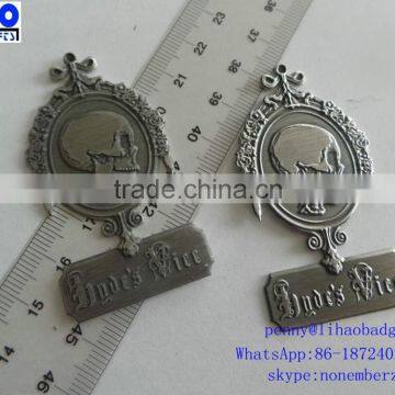 Best quality Cheapest antique brass brand logo metal label