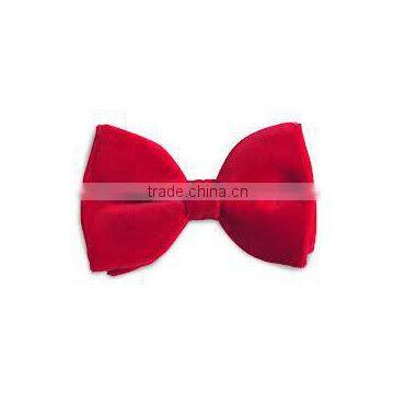 lady girls fashion red party bow tie