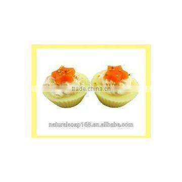 beauty orange star cake shaped soap