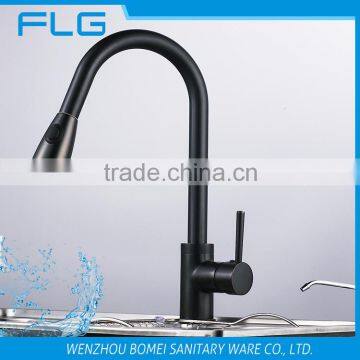 Whole Brass Body Retro Lead Free Oil Rubbed Brass ORB Pull Out Kitchen Sink Faucet FLG8055