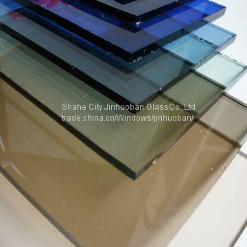 4mm,5mm,6mm on line coated reflective glass for decorative and building