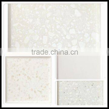 Vovsimble Factory CE approved Acrylic White Resin Solid Surface Slab