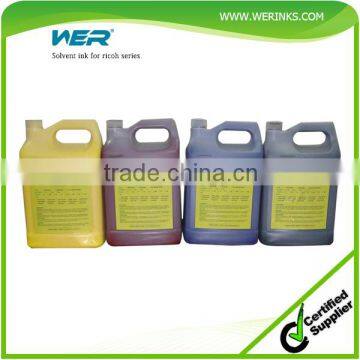 2015 Hot Selling WER first grade quality solvent based dye ink for frontlit banner