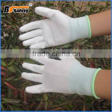 BSSAFETY antistatic nylon pu carbon conductive gloves