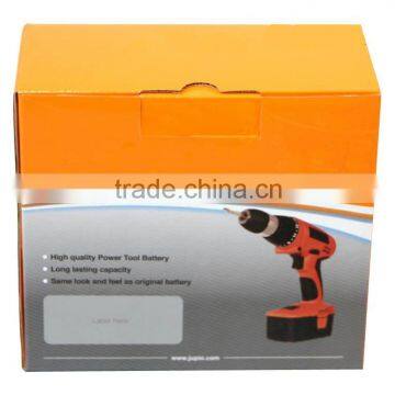 Paper box packing machine for power tool battery