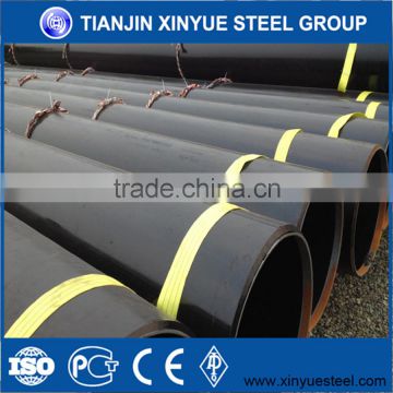 High quality black painting coating Structural large diameter LSAW steel pipe