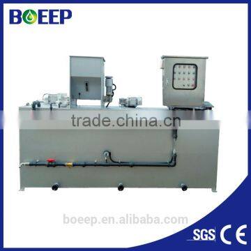 Automatic polymer mixing and dosing machine