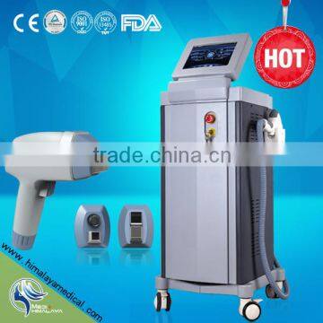 diode laser in motion with big spot size for dark skin permanent hair removal