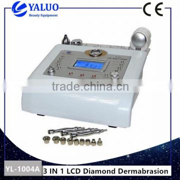 YL-1004A 3 IN 1 LCD diamond dermabrasion Ultrasonic equipment for sale