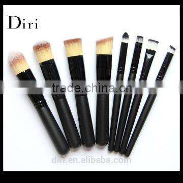 High Quality 7pcs Black Soft Synthetic Small Blending Foundation Concealer Brush