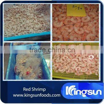 Frozen Raw peel undeveined Red Shrimp