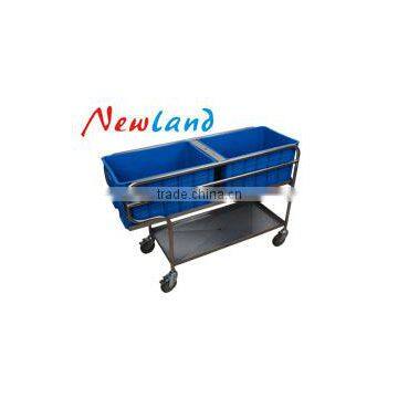 stainless steel treatment trolley