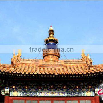 Buddhist monastery building decorative clay roof material