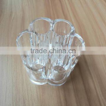 2016 Hot Sell Flower Shape Acrylic Cosmetic Jewelry Storage Organizer