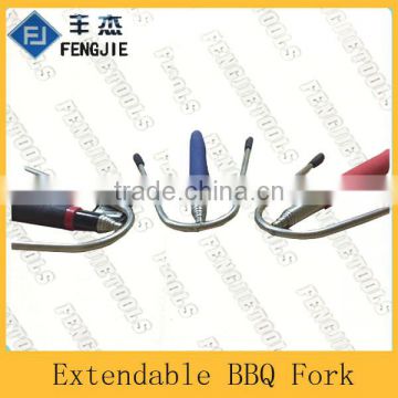 Stainless Steel Retractable BBQ Fork For Sale