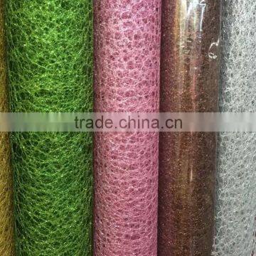 Beautiful Brilliant Mesh fabric Packing material