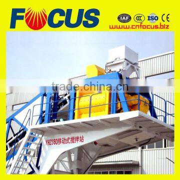 High Efficiency Low Energy Yhzs50/60 Mobile Concrete Mixing Plant