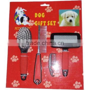 pet products brush set cat grooming kit