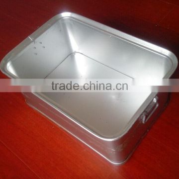 Aluminum storage container, transfer case, aluminum alloy box