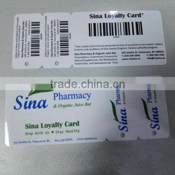 Member Rewards Plastic Pvc Key Tag Combo Cards photo-6