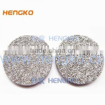 0.5 micron 2 micron porous stainless steel contact plate