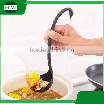 Kitchen Accessories Creative Multipurpose Plastic Tableware Cooking Long Handle Swan Soup Spoon Ladle Stand With Tray photo-2