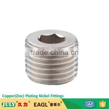 Chinese manufacturers thread hexagon air hose pneumatic brass fittings