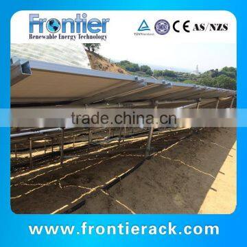 ground circle pile solar mounting bracket