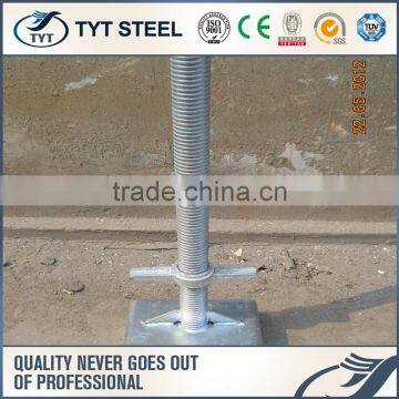 U head hollow section scaffolding screw jack base with great price