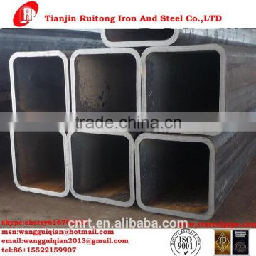 Black Square And Rectangular Hollow Section Tubes ASTM A53/ASTM A500/BS1387