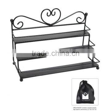 Queen Design Metal 3-tire Nail Polish Display Rack photo-3