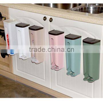 Kitchen Wall Mounted Plastic Storage Box, Home Garbage Bag Storage photo-2