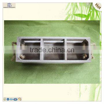 Wholesale 3 Compartments Double String Handle Wooden Wine Crates photo-3