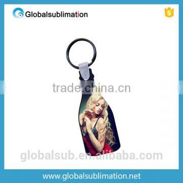 2016 Creative MDF keytag wooden sublimation keychain with many shapes