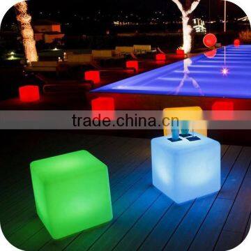 outdoor illuminated waterproof led ice cube lighting with remote control