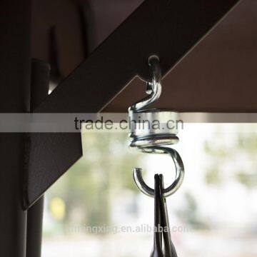 Patio Swing Hammock Chair With Cushion (Brown 3 Seat Bed Swing) photo-6